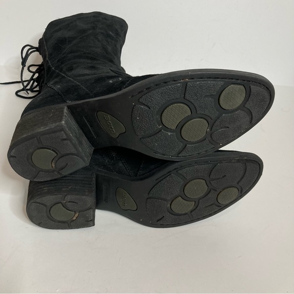 Born Cotto Suede Leather Knee High Tall Boots 10 - Picture 15 of 15